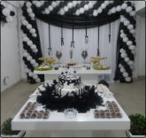 DECORAÇÃO PRETO E BRANCO